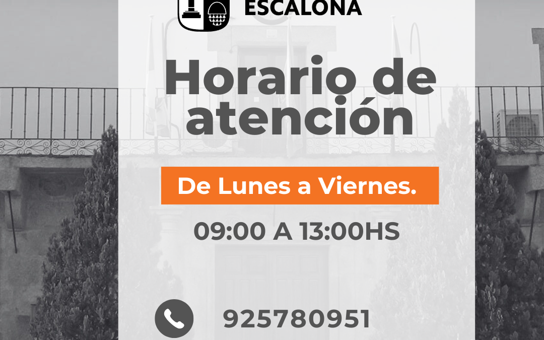 Horario de Atención al público